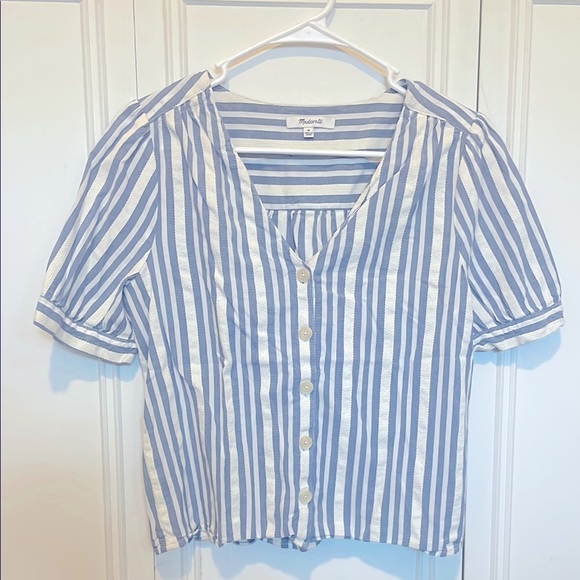 Madewell Tops - Madewell Plaza Button Down Blouse
